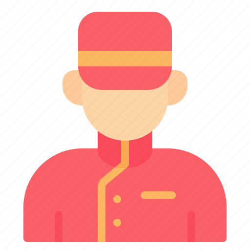 Bellboy, bellman, doorkeeper, hotel, avatar icon - Download on Iconfinder