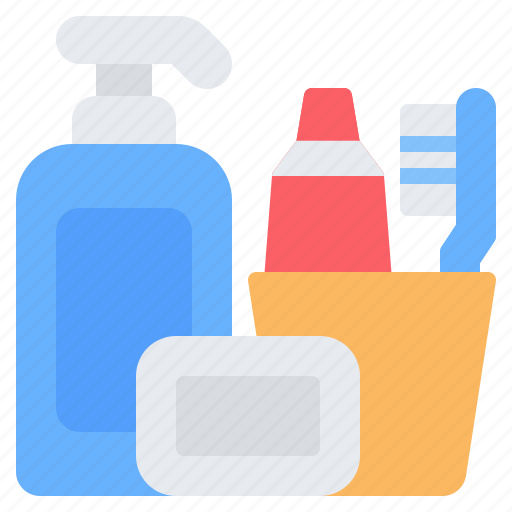 Toiletries, toilet, soap, toothpaste, toothbrush icon - Download on Iconfinder