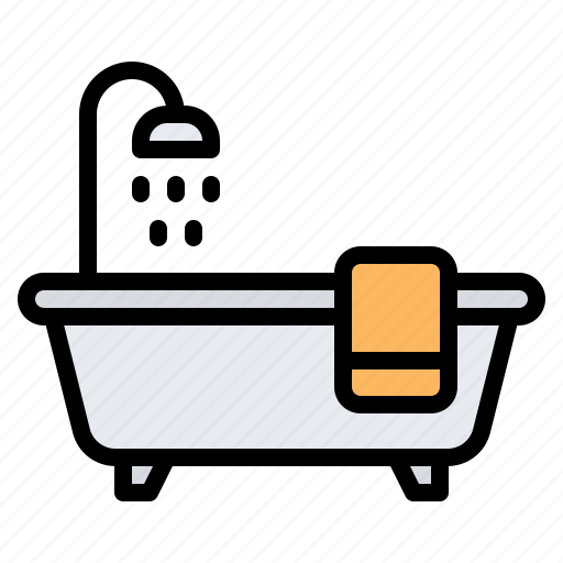 Bathtub, bath, bathroom, washing, shower icon - Download on Iconfinder