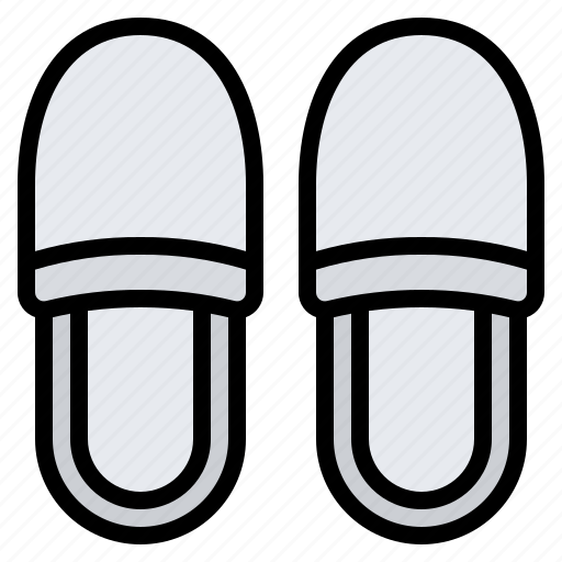 Slippers, flip flops, shoes, sandals, hotel icon - Download on Iconfinder