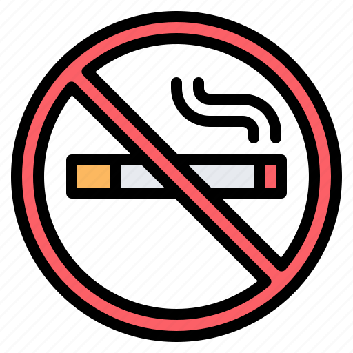 No smoking, no smoke, cigarette, sign, signaling icon - Download on Iconfinder