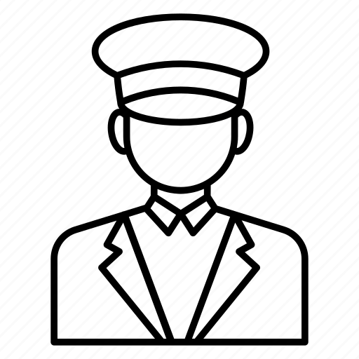 Security guard, watchman, gatekeeper, professional person, doorman icon - Download on Iconfinder