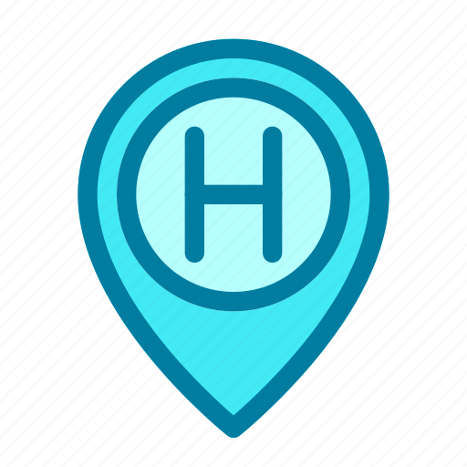 Hotel, pin, location, gps icon - Download on Iconfinder