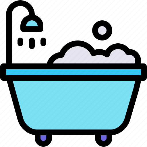 Bathtub, hot, tub, shower, bathroom, bath icon - Download on Iconfinder