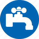 hotel, outdoor, travel, vacation, hand, tap, water icon
