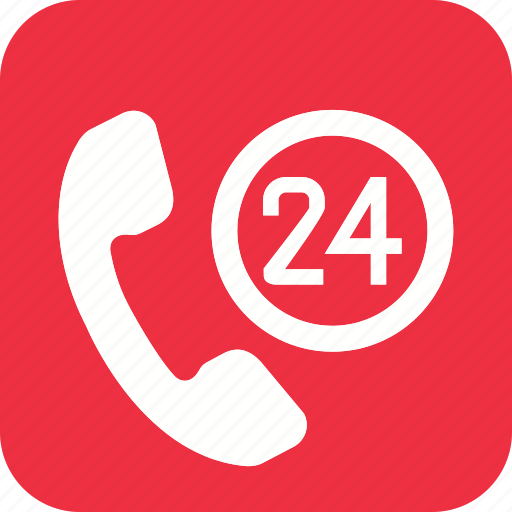 Acomodation, hotel, 24, 24 hours, call, ecommerce icon icon - Download on Iconfinder