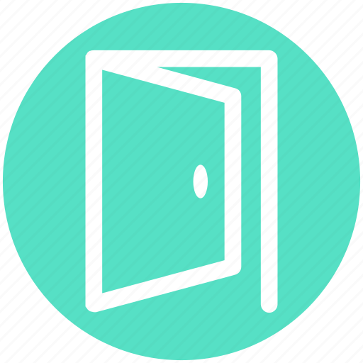 Open door, door, exit door, enter door, gate, open icon - Download on Iconfinder