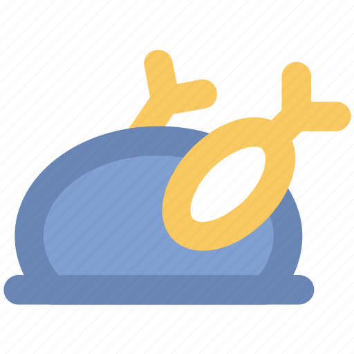 Broast chicken, chicken, food, meat, roast, turkey icon - Download on Iconfinder