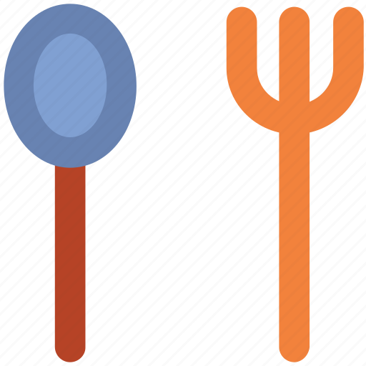 Cutlery, eating, flatware, fork, restaurant, spoon, utensil icon - Download on Iconfinder