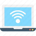 internet, laptop, wifi, wifi connection, wireless signals