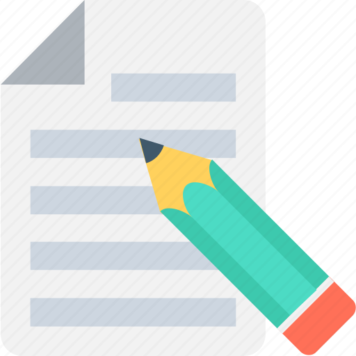 Paper, pencil, sheet, signature, writing icon - Download on Iconfinder