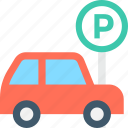 car parking, parking, parking area, road sign, traffic sign 