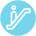 .svg, down, escalator, level, lift, staircase, stairs