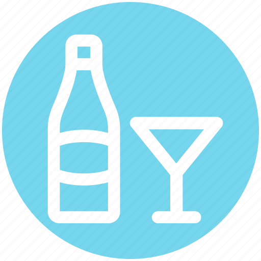 .svg, bottle, bottle and glass, drinks, glass, wine, wine glass icon - Download on Iconfinder