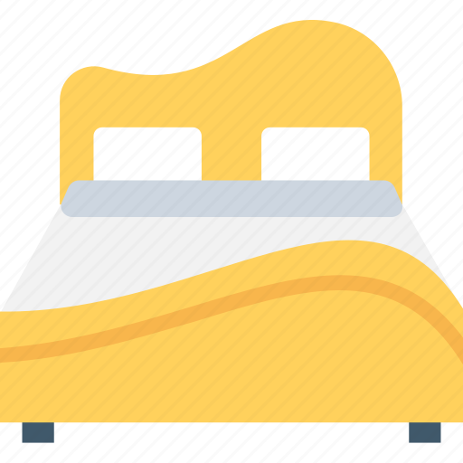 Bed, bedroom, double bed, hotel room, sleep icon - Download on Iconfinder