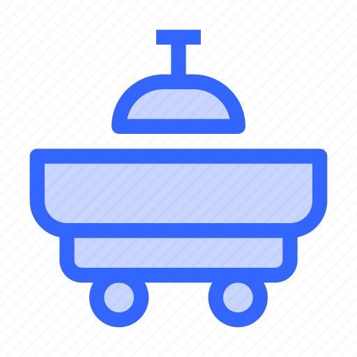 Trolley, hotel, travel, food icon - Download on Iconfinder