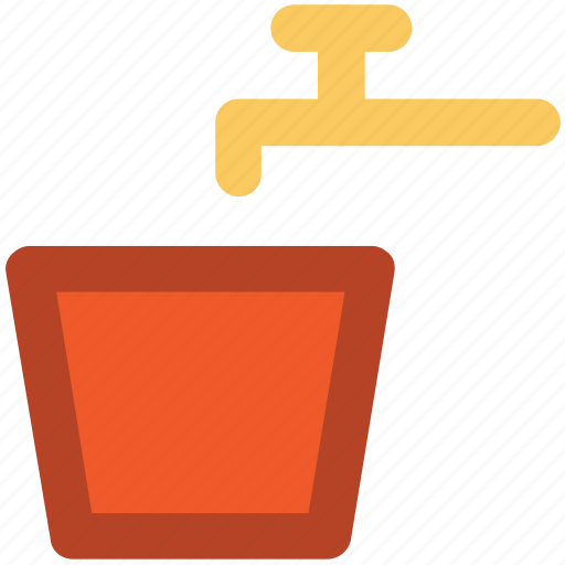 Bucket, faucet, nal, tap, water bucket, water faucet, water pail icon - Download on Iconfinder