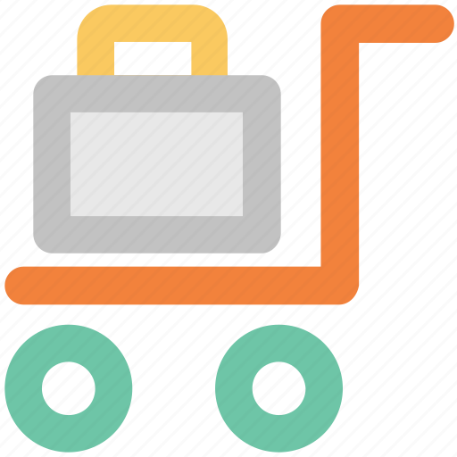 Boxes, hand trolley, hand truck, luggage cart, luggage trolley, packages, parcel icon - Download on Iconfinder