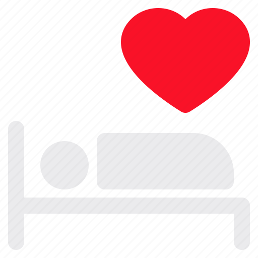 Bed, love, bedding, double, romance icon - Download on Iconfinder