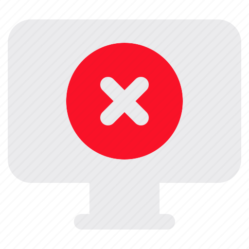 Monitor, remove, disconnected, disconnect, shut, down icon - Download on Iconfinder