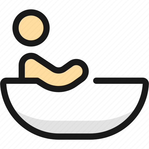 Bathroom, tub, person icon - Download on Iconfinder