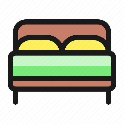 Hotel, double, bed icon - Download on Iconfinder