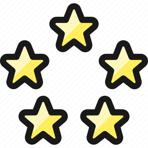 Rating, five, star icon - Download on Iconfinder