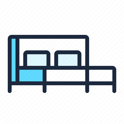 Bedroom, bed, furniture, sleep, hotel, travel icon - Download on Iconfinder