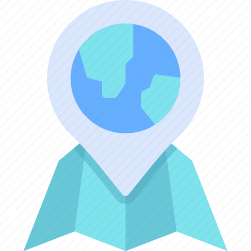 Map, pin, pointer, destination, visit icon - Download on Iconfinder