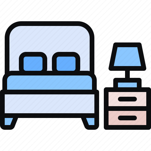 Bedroom, furniture, comfortable, bed, hotel icon - Download on Iconfinder