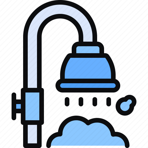 Hygiene, shower, cleaning, water, bath icon - Download on Iconfinder