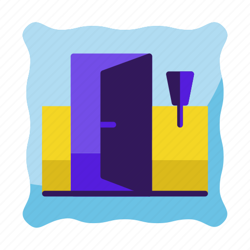 Check in, check out, door, hotel icon, travel icon - Download on Iconfinder