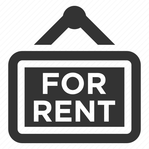 For rent, sign, real estate, billboard icon - Download on Iconfinder
