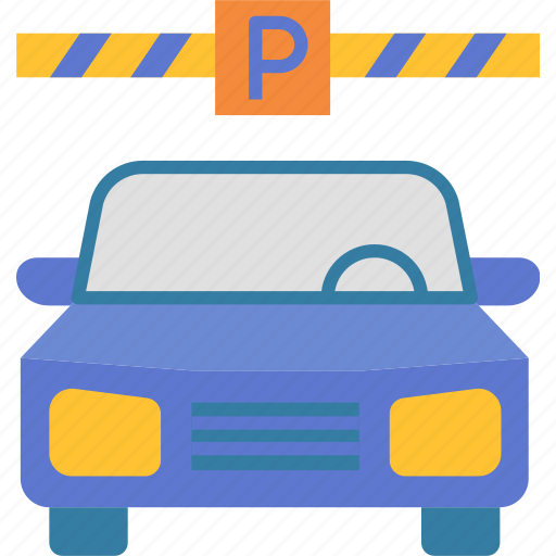 Parking, car, transport, vehicle, garage, hotel, colored icon - Download on Iconfinder