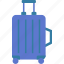 suitcase, baggage, luggage, travel, travelling, service, hotel, colored 