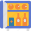 mini, bar, minibar, freezer, refrigerator, beverage, drinks, food, hotel, colored 