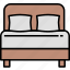 bed, double, furniture, hotel, room, sleep, single, household, king, size 