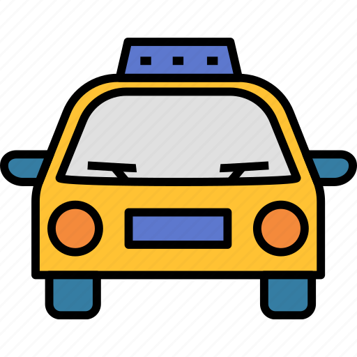 Taxi, cab, car, transport, vehicle, automobile, transportation icon - Download on Iconfinder