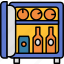 mini, bar, minibar, freezer, refrigerator, beverage, drinks, food, hotel 