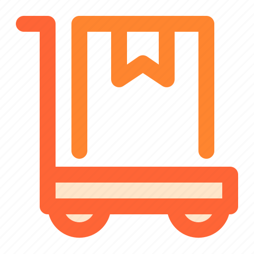 Box, cart, hotel, package, travel, trolley icon - Download on Iconfinder
