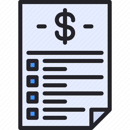 Bill, business, finance, invoice, price icon - Download on Iconfinder