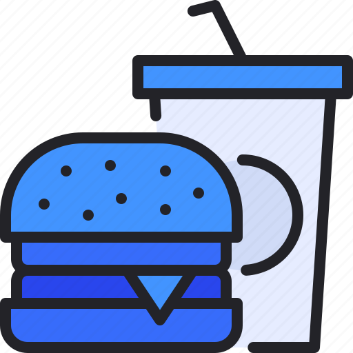 Burger, drink, fast, food, soft icon - Download on Iconfinder