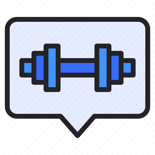 Fitness, gym, location, place, sign icon - Download on Iconfinder