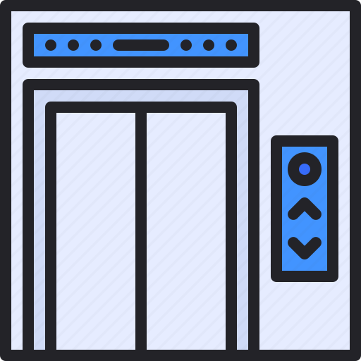 Building, door, elevator, hotel, lift icon - Download on Iconfinder