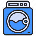 electronic, hotel, laundry, machine, washing