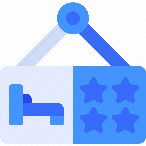 Four, hotel, sign, signboard, star icon - Download on Iconfinder