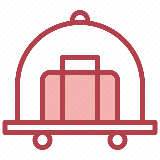 Luggage, cart, trolley, airport, baggage, travelling, travel icon - Download on Iconfinder