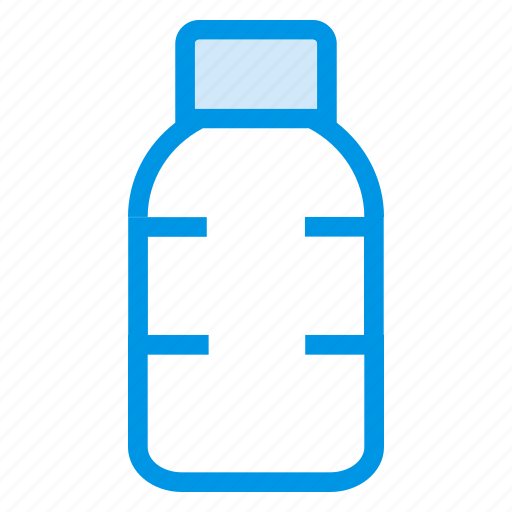 Aqua, bottle, drinkbottle, glass, mineralwater, water, waterbottle icon - Download on Iconfinder
