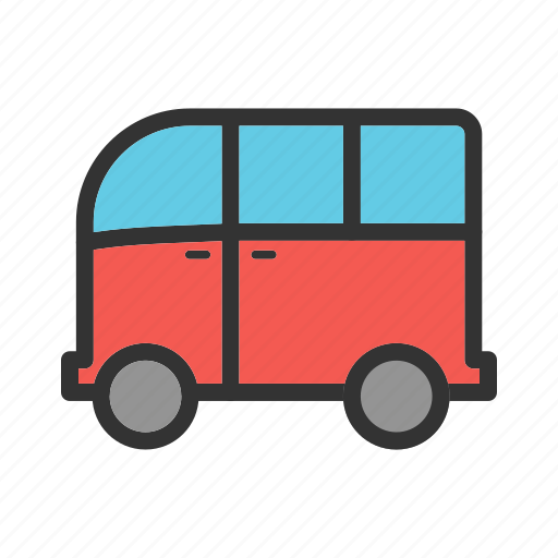 Car, journey, minivan, travel, van, wagon, watercolor icon - Download on Iconfinder