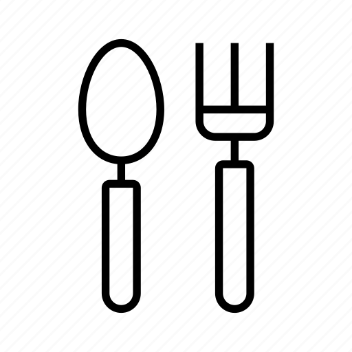 Spoon, fork, restaurant, cutlery, eating icon - Download on Iconfinder
